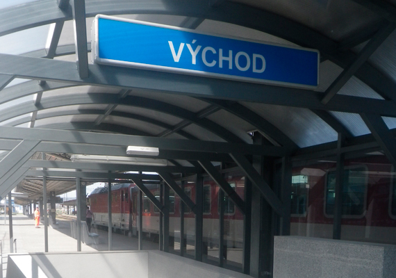 Hotový vstup do podchodu.